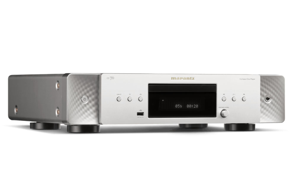 marantz-cd-70-silver marantz-cd-70 - CD prehrávač s USB vstupom a s vysoko výkonným DAC ESS Sabre