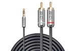 Lindy 3.5mm jack - 2x RCA Cinch M/M – Obrázok 2