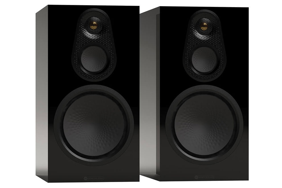 monitor-audio-silver-100-8g-black monitor-audio-silver-100-8g - Pasívny 3-pásmový regálový reproduktor s bass-reflex ozvučnicou