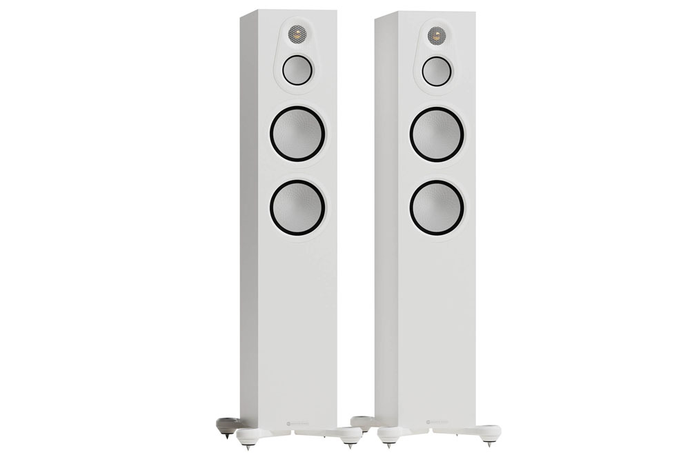 monitor-audio-silver-300-8g-satin-white monitor-audio-silver-300-8g - Pasívny 3-pásmový stĺpový reproduktor s bass-reflex ozvučnicou
