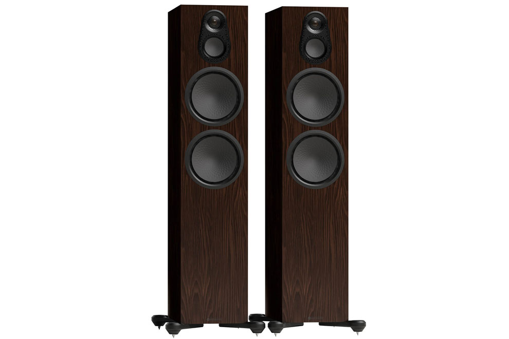 monitor-audio-silver-500-8g-european-walnut monitor-audio-silver-500-8g - Pasívne 3-pásmové stĺpové reproduktory s bass-reflex ozvučnicou