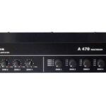 bs-acoustics-a470-multiroom - inštalačný štvorkanálový maticový zosilňovač