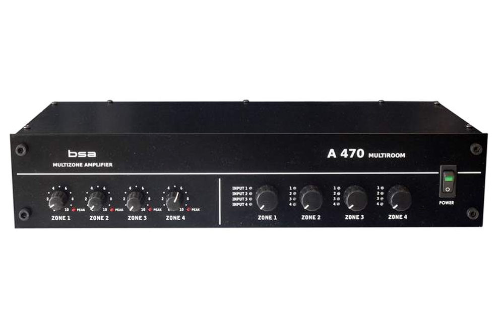 bs-acoustics-a470-multiroom bs-acoustics-a470-multiroom - inštalačný štvorkanálový maticový zosilňovač