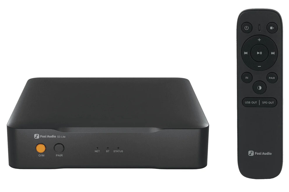 fosi-audio-s3-lite fosi-audio-s3-lite - kompaktný sieťový prehrávač a čisto digitálny transport bez vstavaného D/A prevodníka