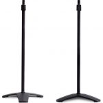 NorStone Finn Edge Black - reproduktorové stojany s teleskopickým nastavením výšky