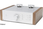 ro-Ject Tube Box DS2 silver-walnut - gramofónový dual mono MM/MC predzosilňovač