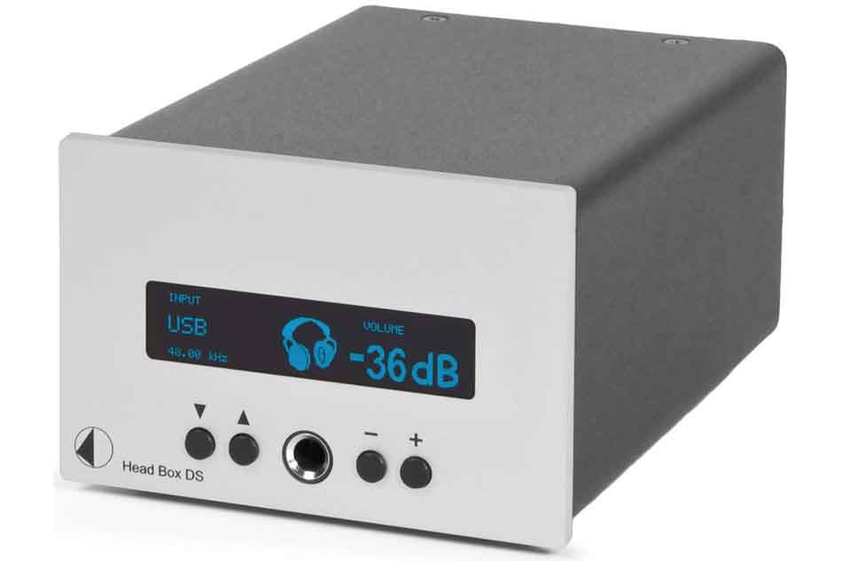 Slúchadlový zosilňovač a D/A prevodník triedy Audiophile Pro-Ject Head Box DS