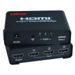 Roline HDMI selector 3 IN - 1 OUT / UHD 4K (60Hz) + IR diaľkové ovládanie